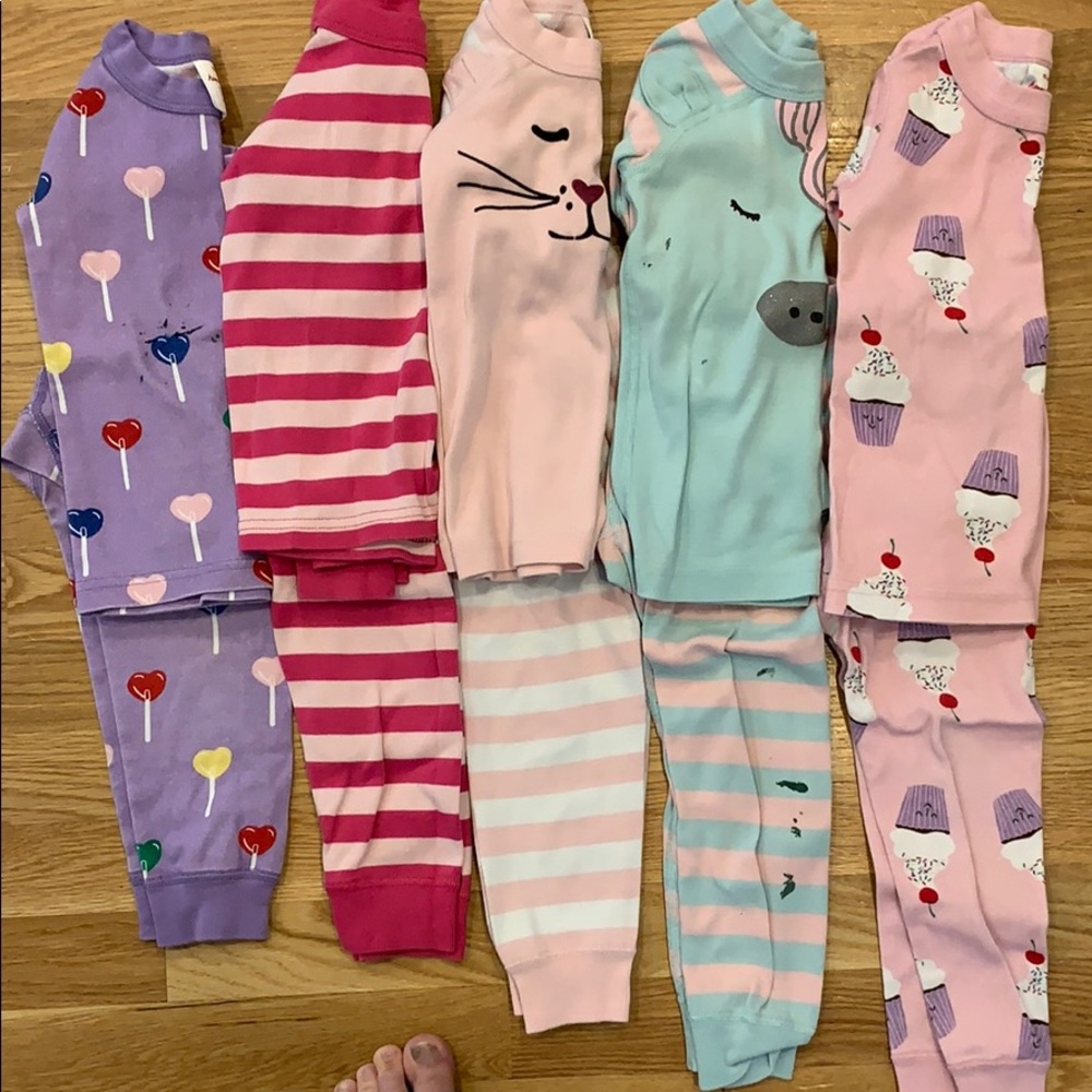 5 pairs of Hannah Anderson Pajamas